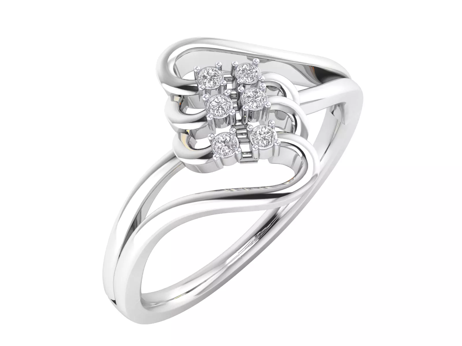 Women Ring Render 3dm STL MTL SLC JCD OBJ FBX Details  3D print model_16