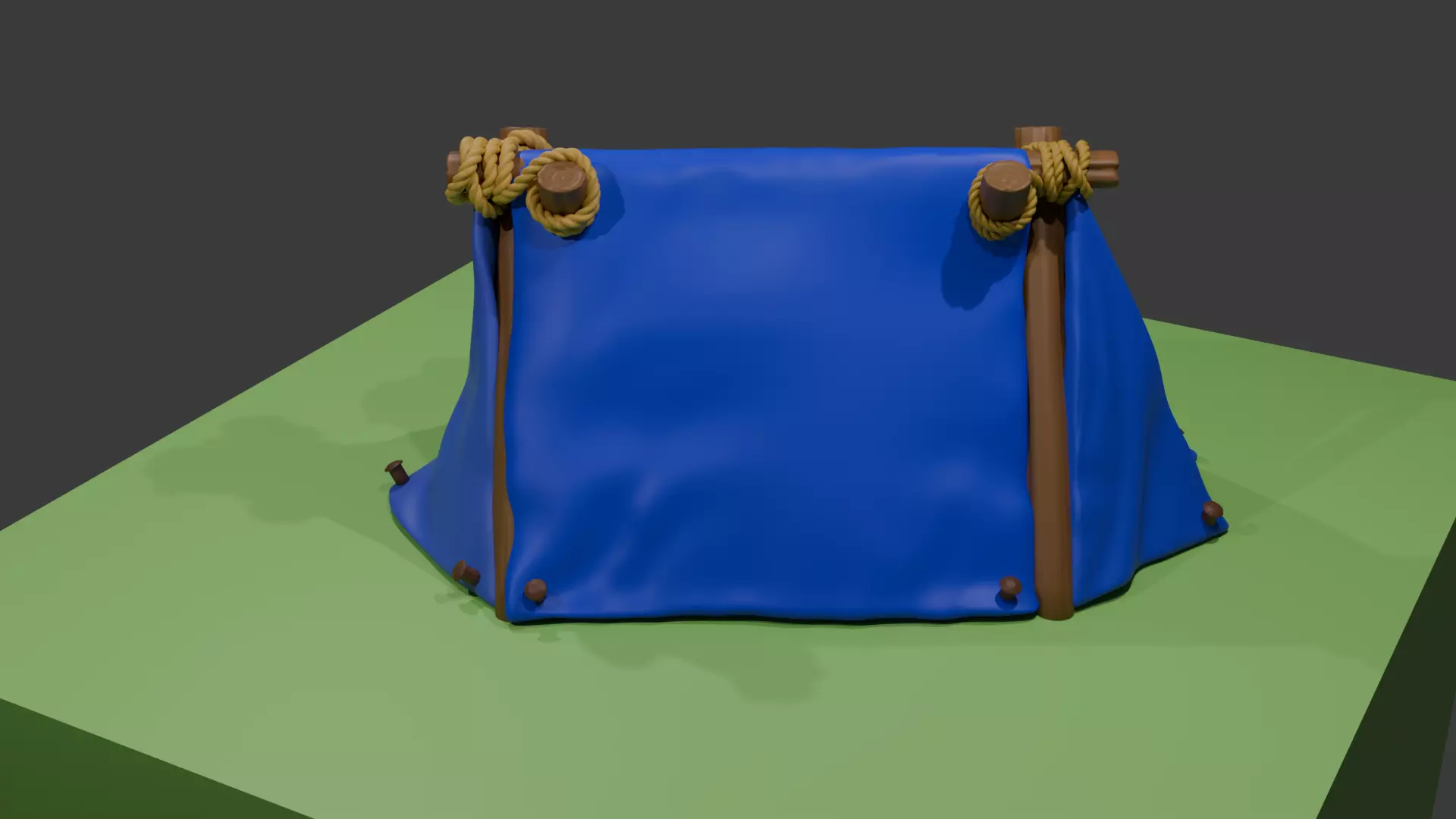 Tent Miniature 3D Printable STL 3D print model_4