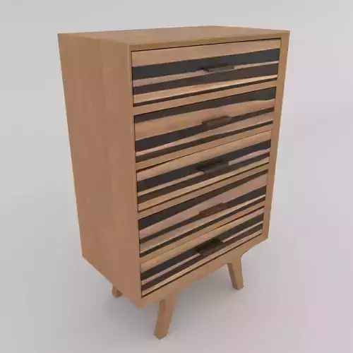 Mid-Century Modern Chest of Drawers 95 Oslo