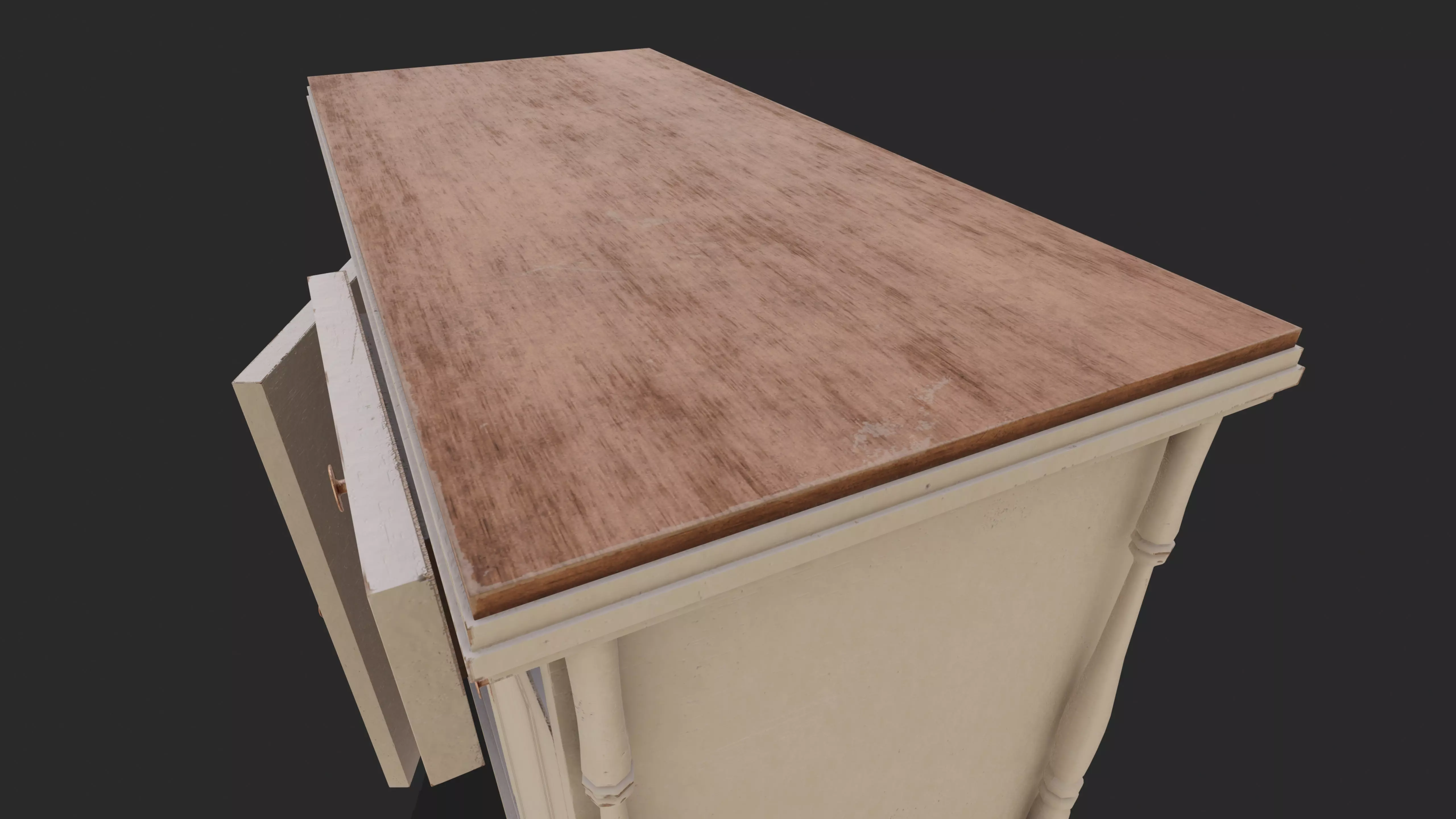 Painted Furniture Pack Low-poly 3D model_6