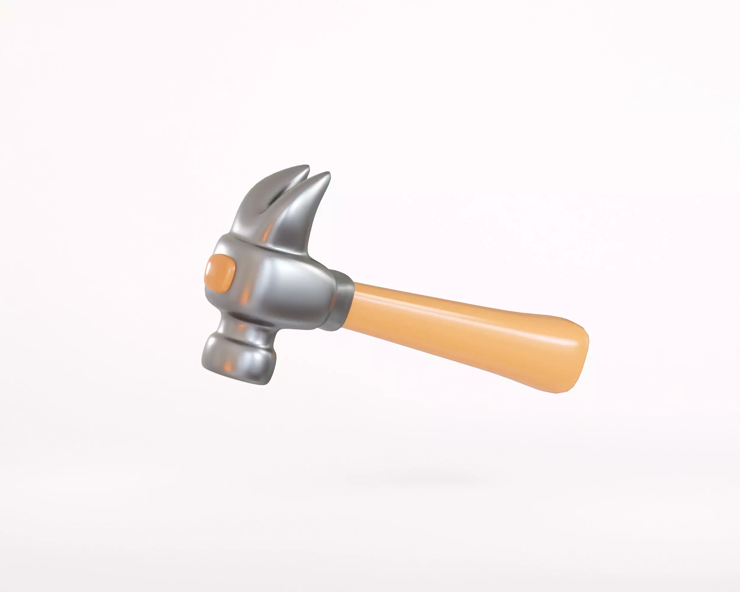 Claw Hammer  Low-poly 3D model_2