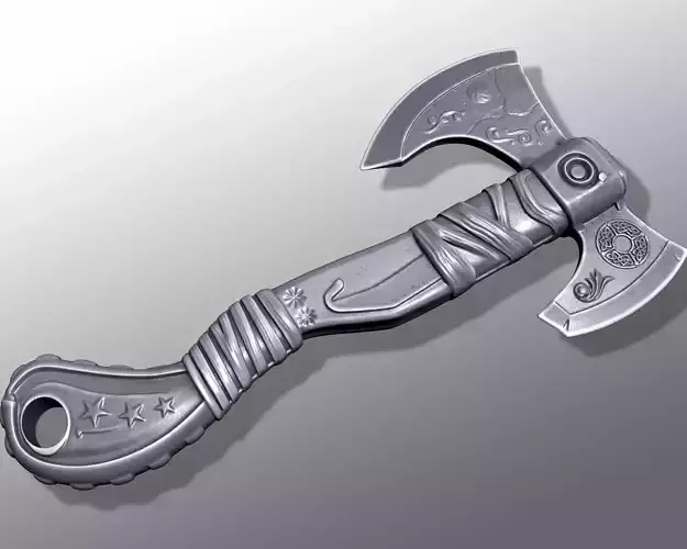ANCIENT VIKING AXE 3D print model