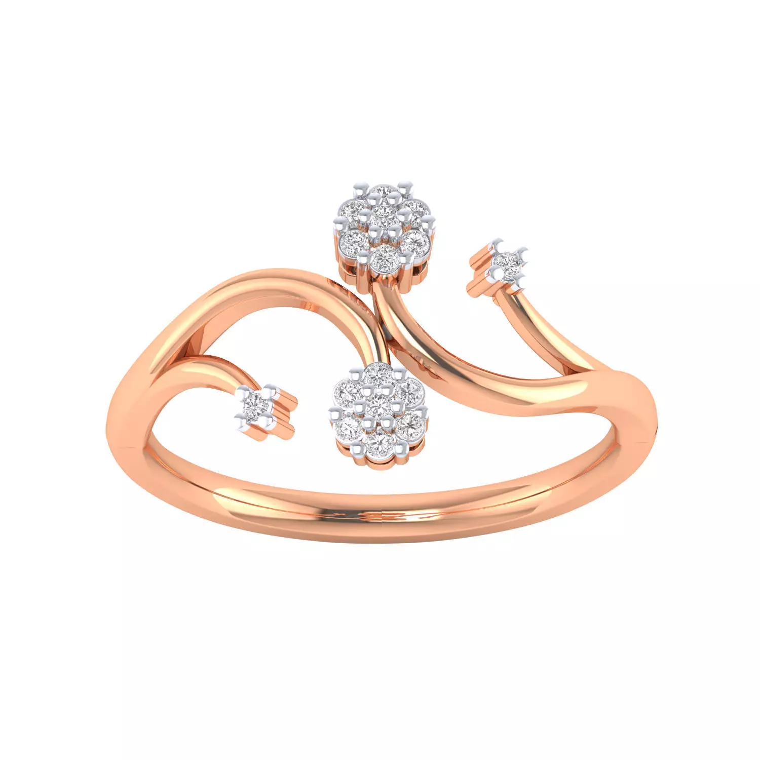 Women Ring Render 3dm STL MTL SLC JCD OBJ FBX Details 3D print model_12