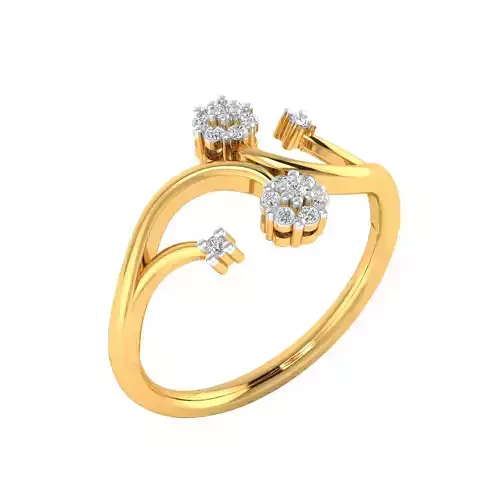 Women Ring Render 3dm STL MTL SLC JCD OBJ FBX Details 3D print model