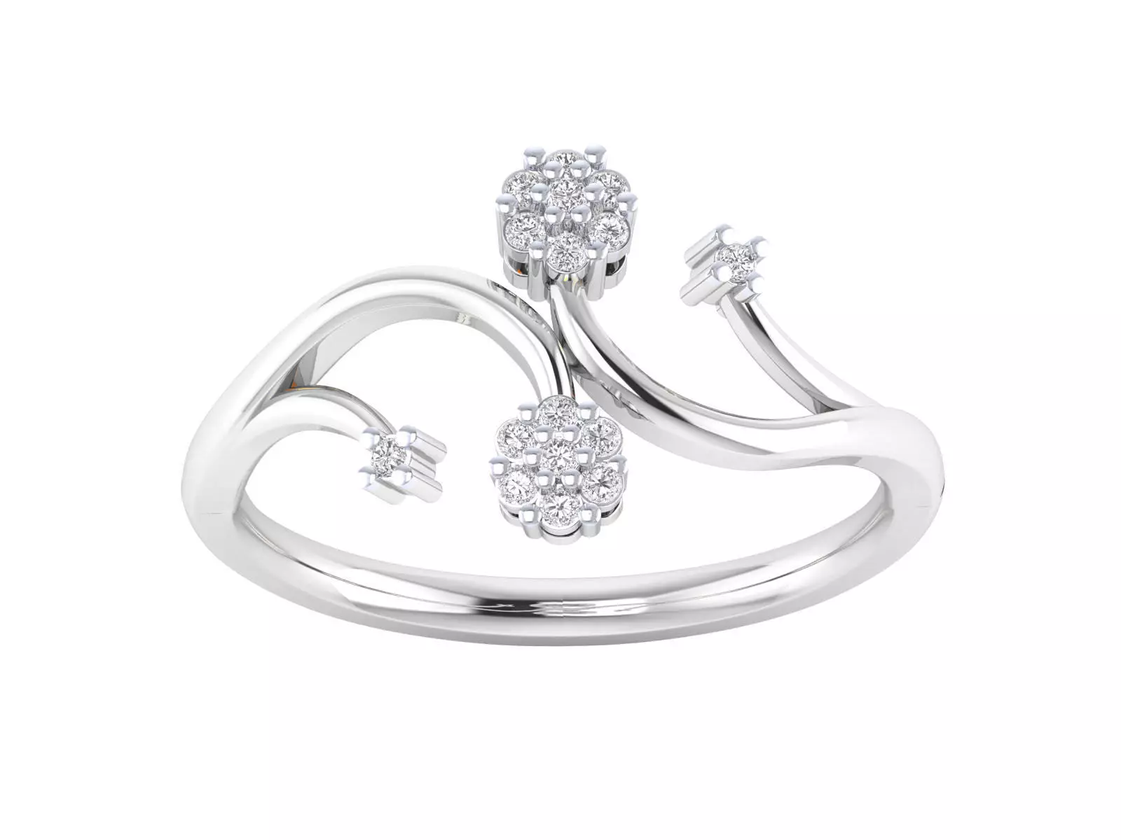 Women Ring Render 3dm STL MTL SLC JCD OBJ FBX Details 3D print model_16