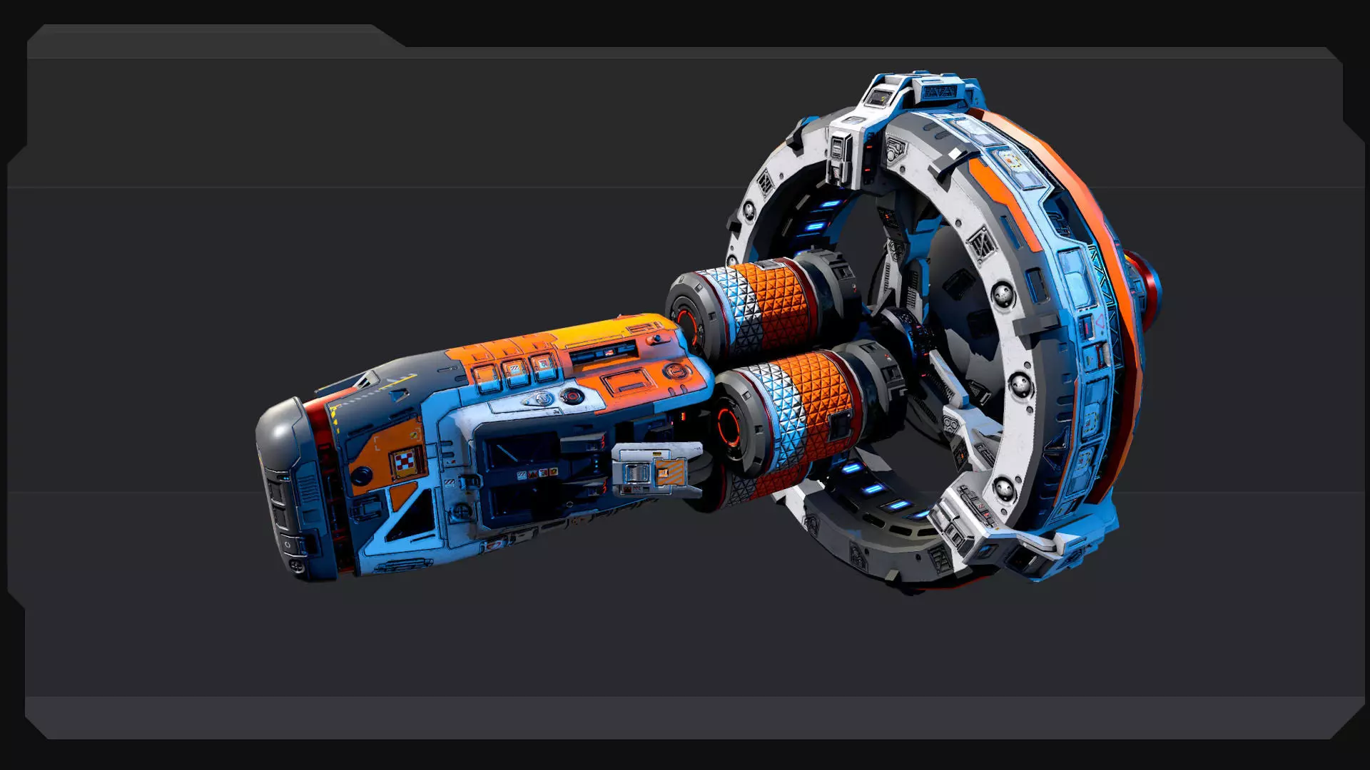 SF Warp Drive - EX6 Low-poly 3D model_1