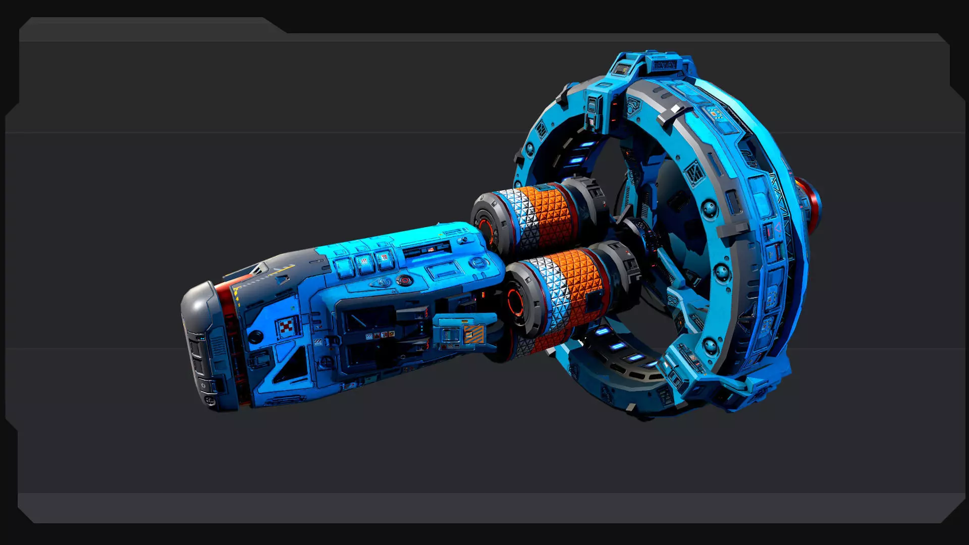 SF Warp Drive - EX6 Low-poly 3D model_4