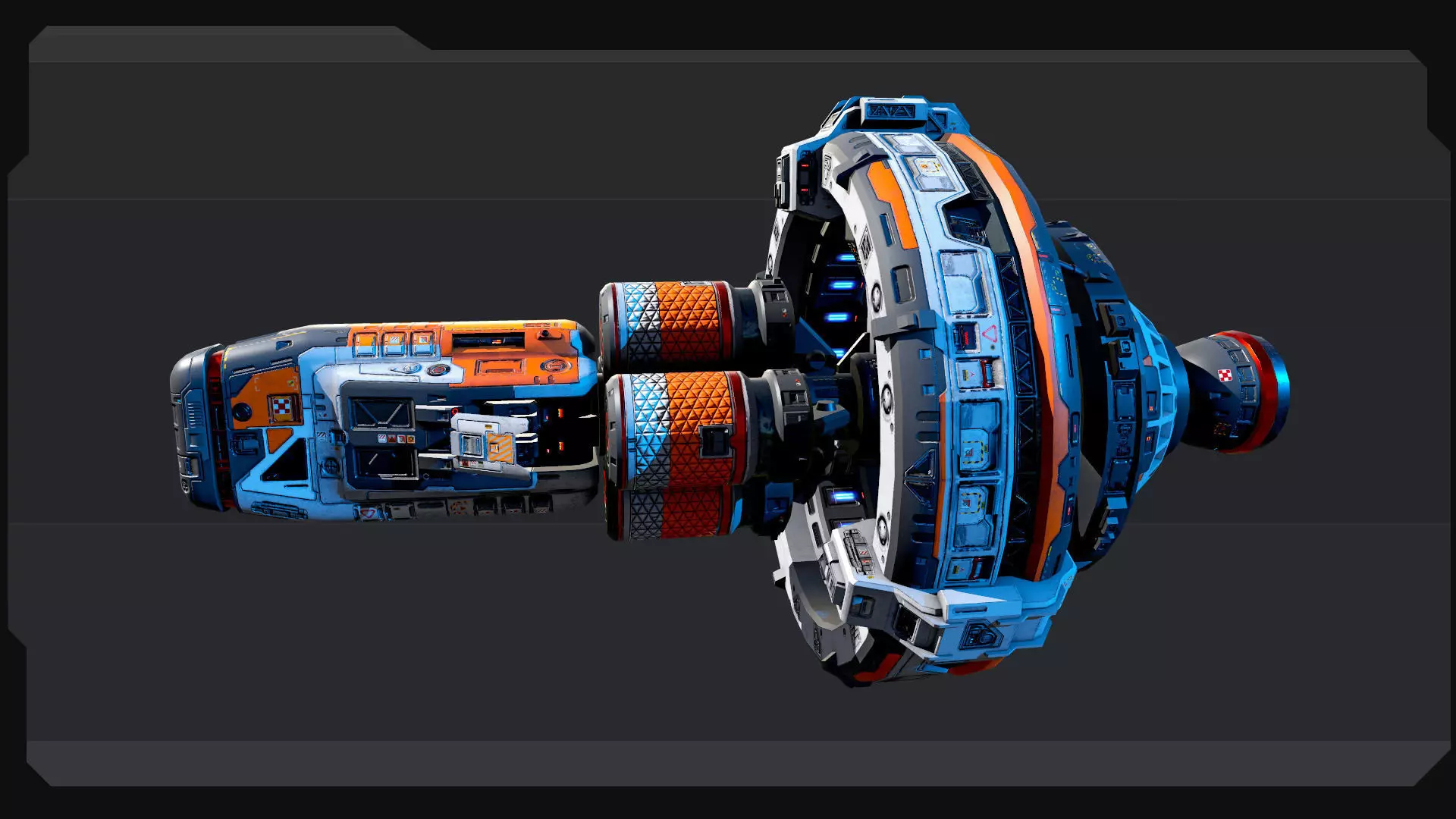 SF Warp Drive - EX6 Low-poly 3D model_2