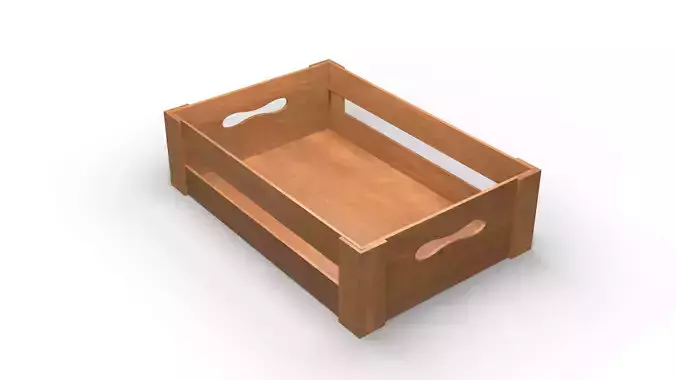Open Wooden Crate