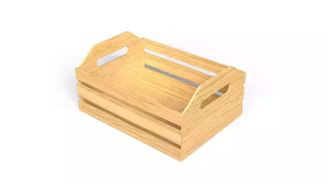 Open Wooden Crate