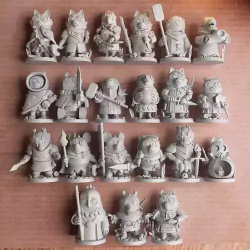 Root Boardgame Mega Pack 3D Model Collection