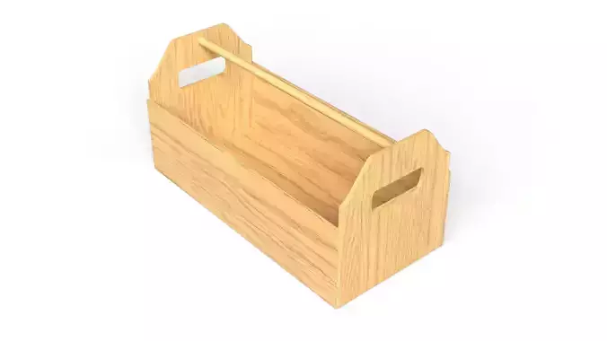 Open Wooden Crate