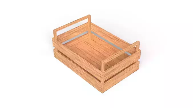 Open Wooden Crate