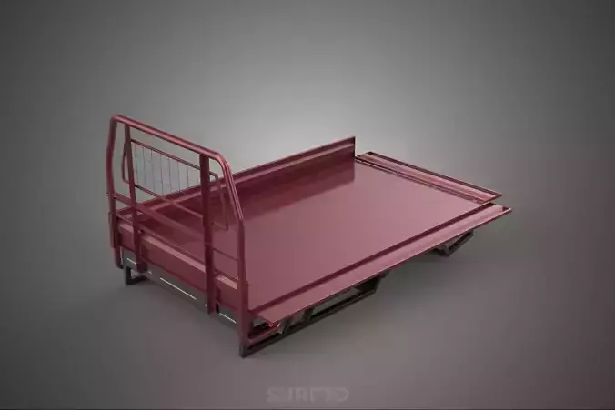 HEADBOARD TAILGATE DROP SIDE LOAD BED BODY DOOR PICKUP TRUCK CAR 3D model