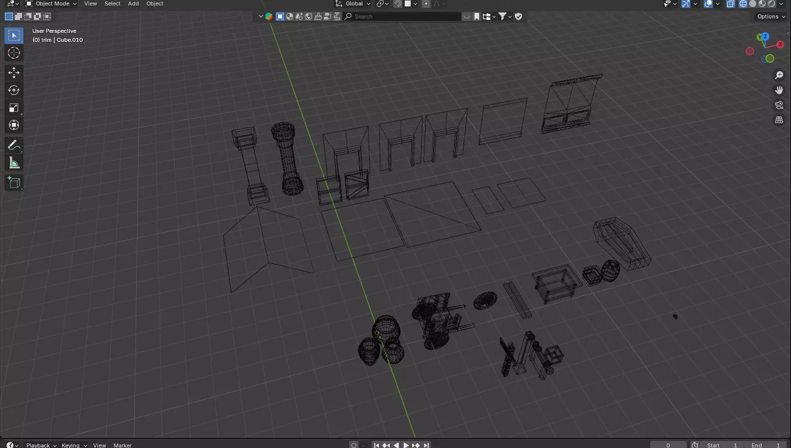 Medieval Game Prop Pack Low-poly 3D model_8