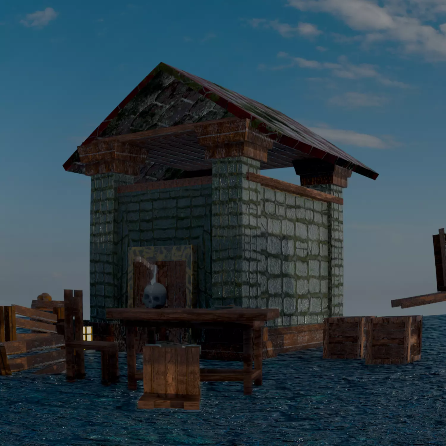 Medieval Game Prop Pack Low-poly 3D model_9