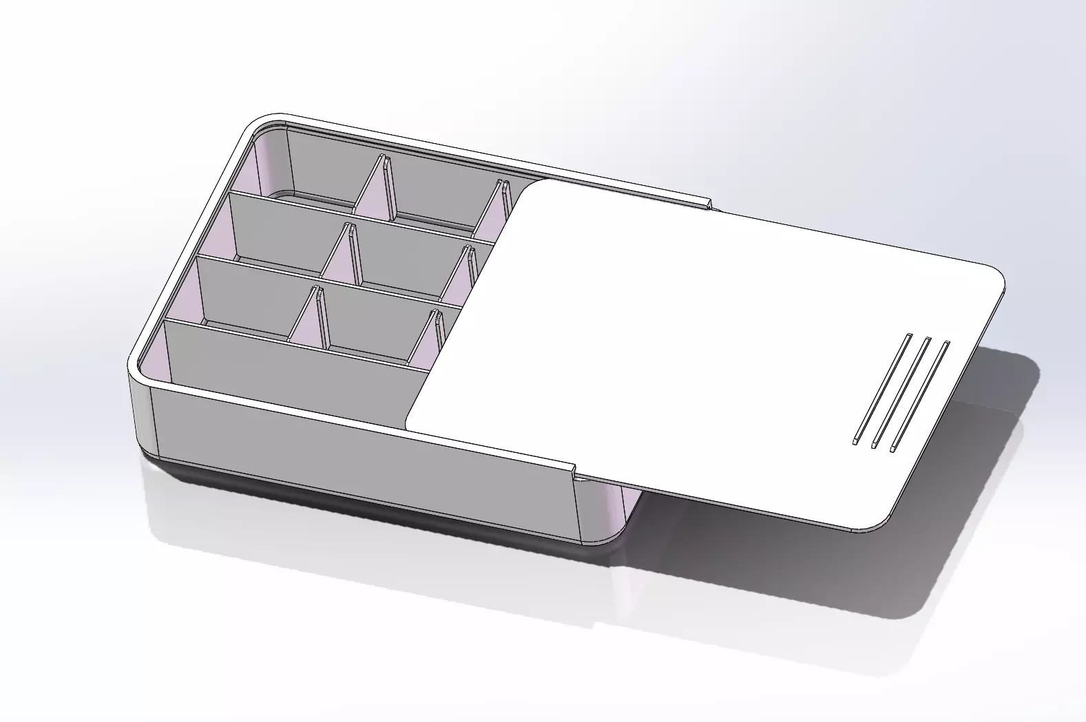 adjustable  electric screwdriver tool box 3D print model_4