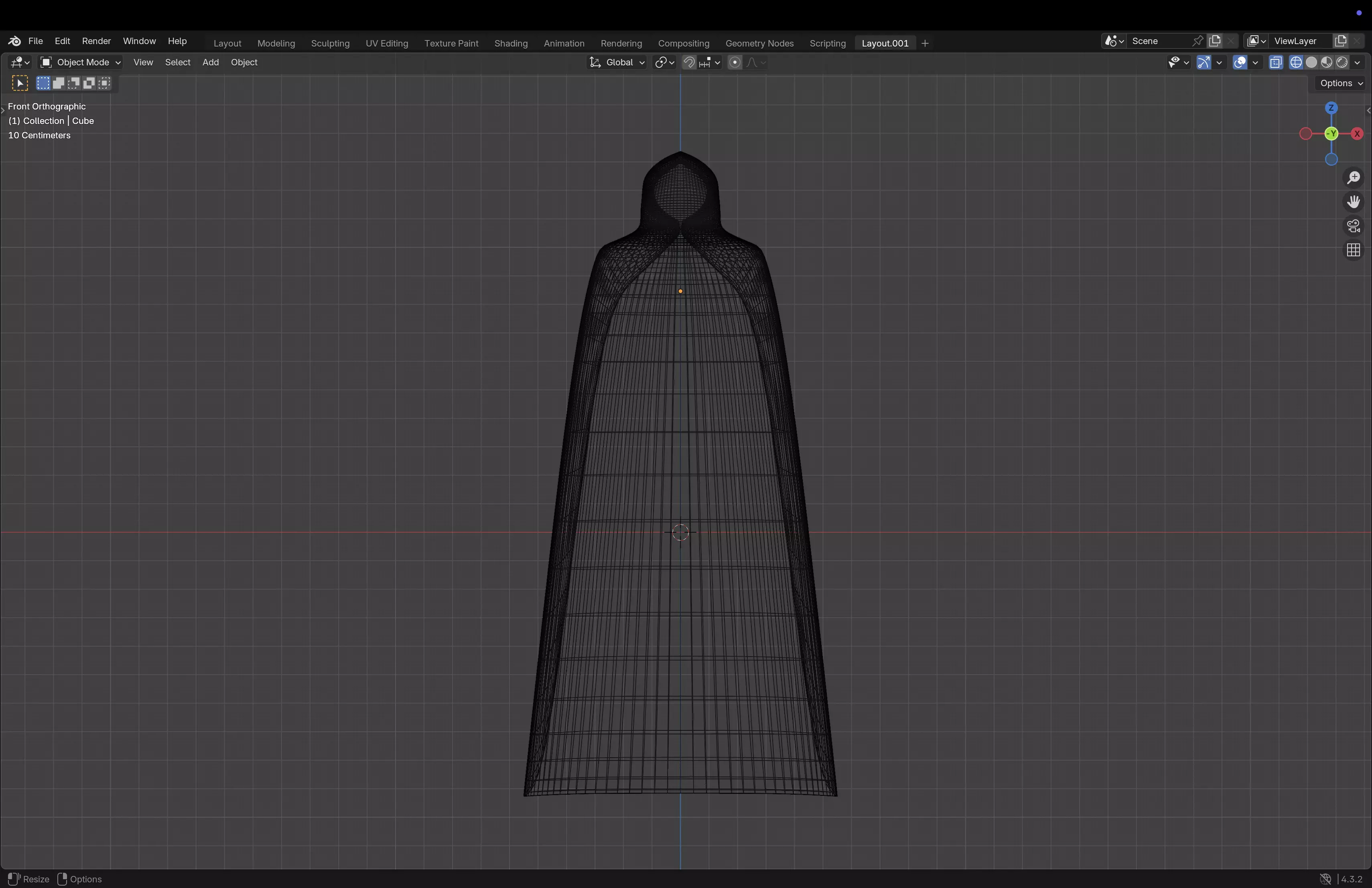 Adventure Cloak Low-poly 3D model_19