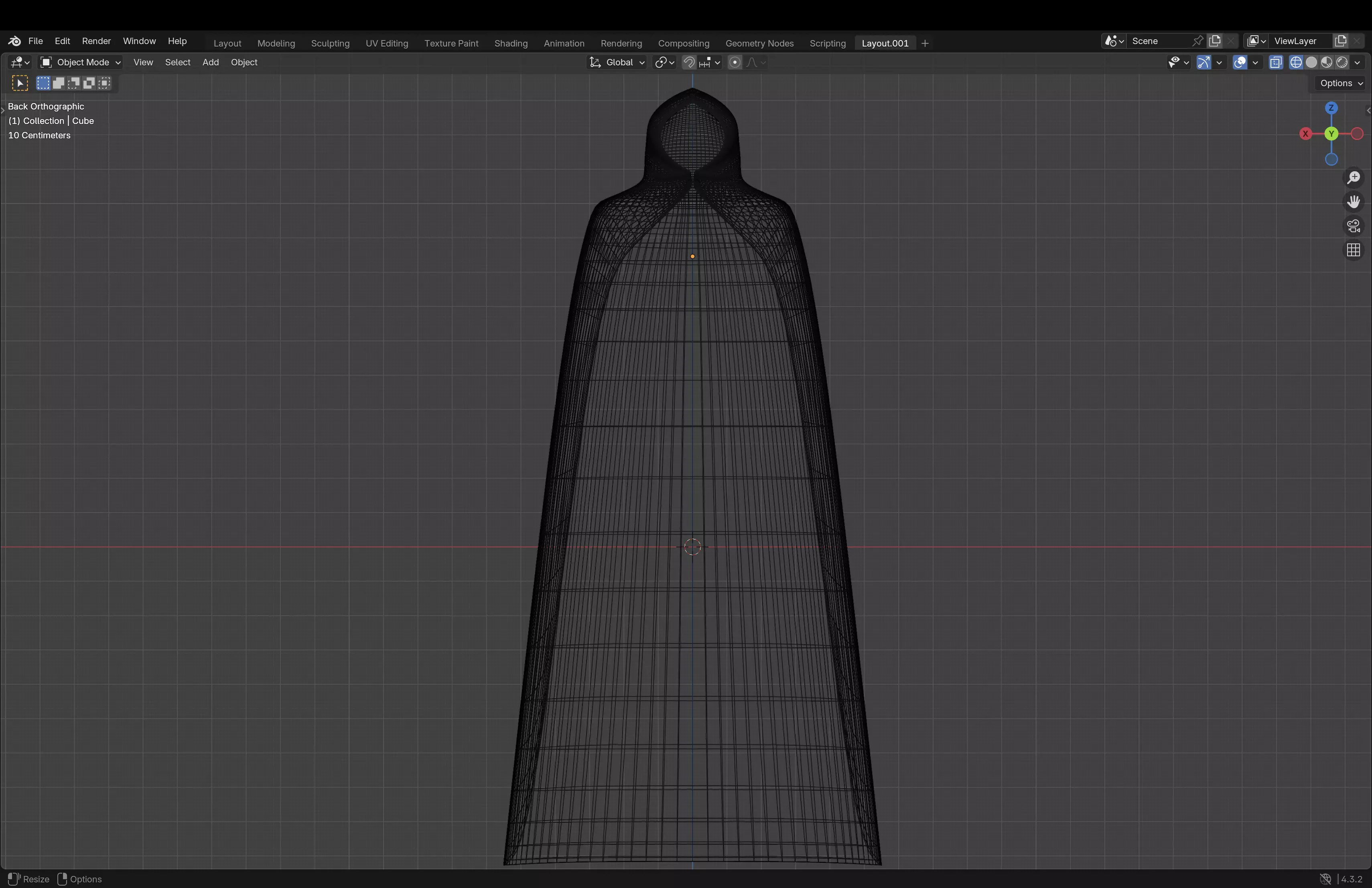 Adventure Cloak Low-poly 3D model_21