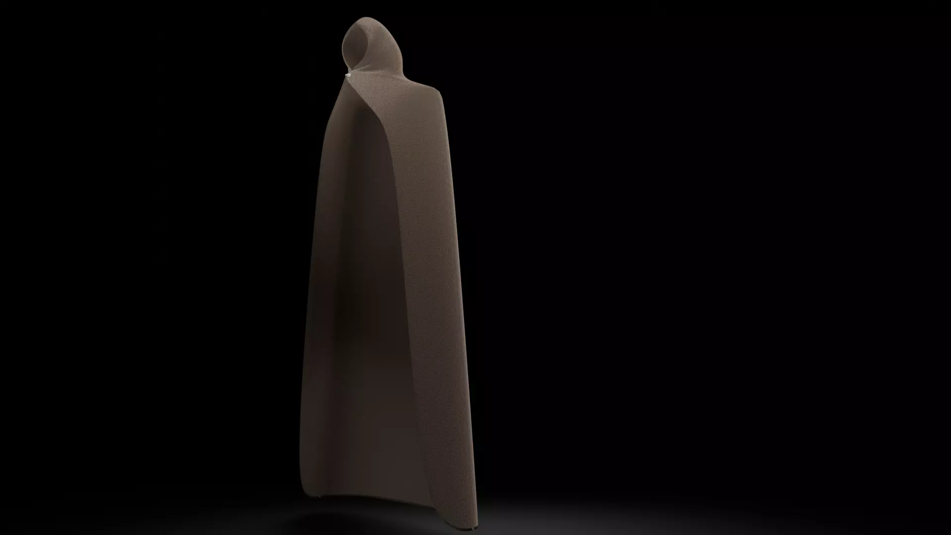 Adventure Cloak Low-poly 3D model_0