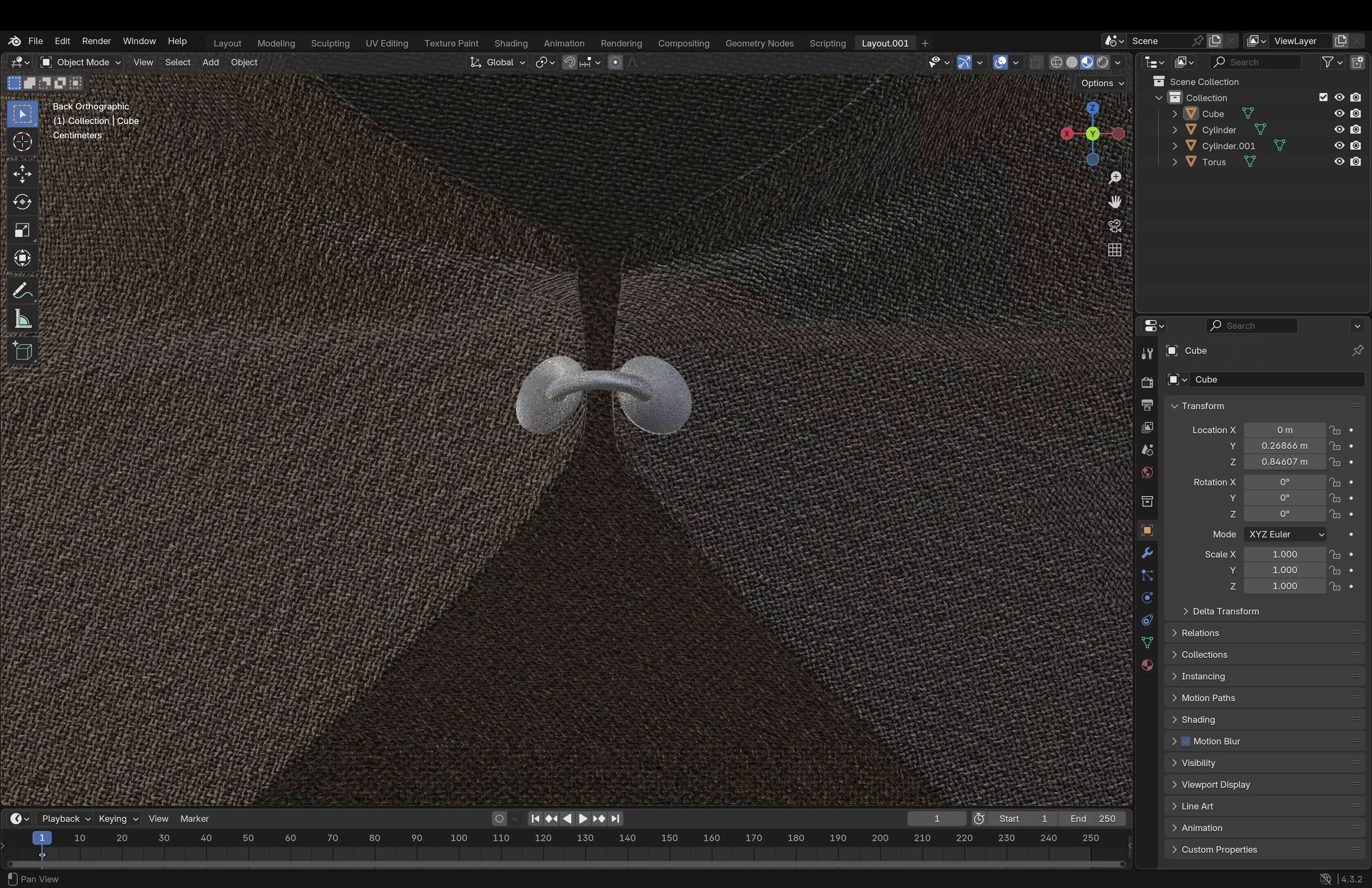 Adventure Cloak Low-poly 3D model_15