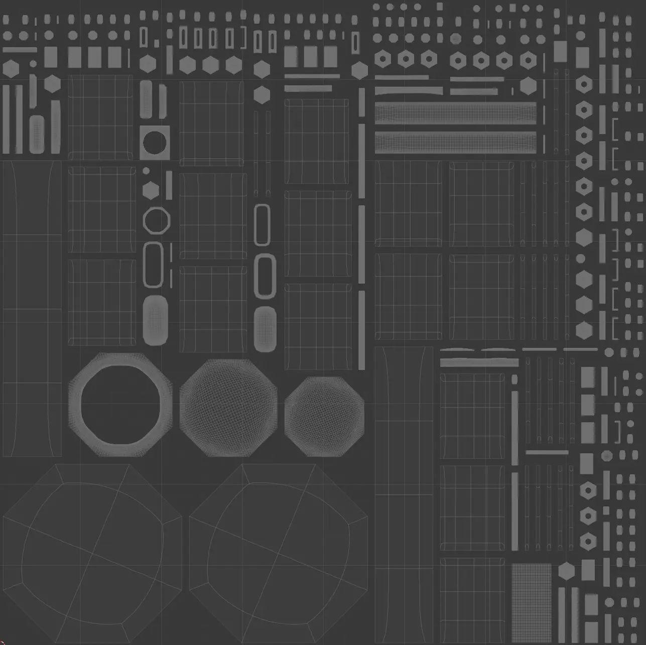 Stylized Box Fan Low-poly 3D model_9