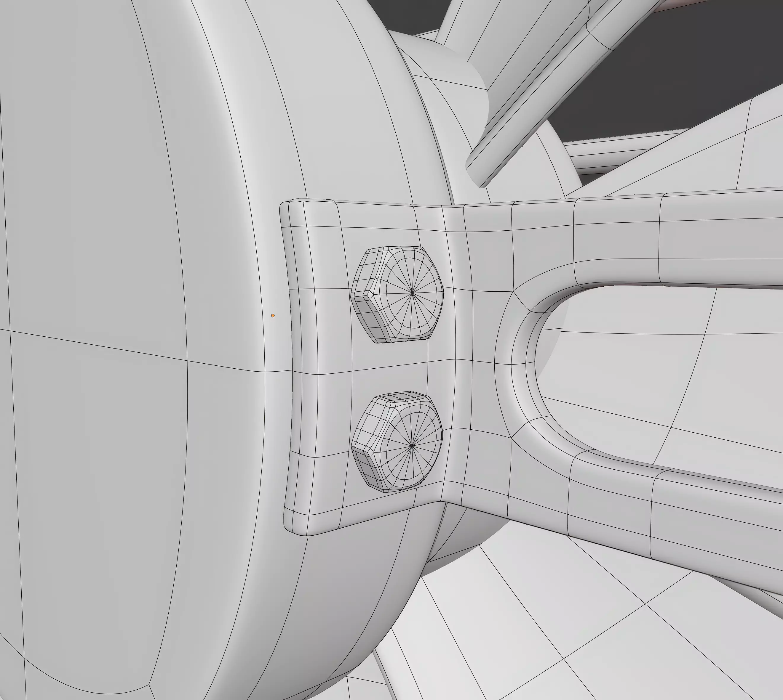 Stylized Box Fan Low-poly 3D model_8