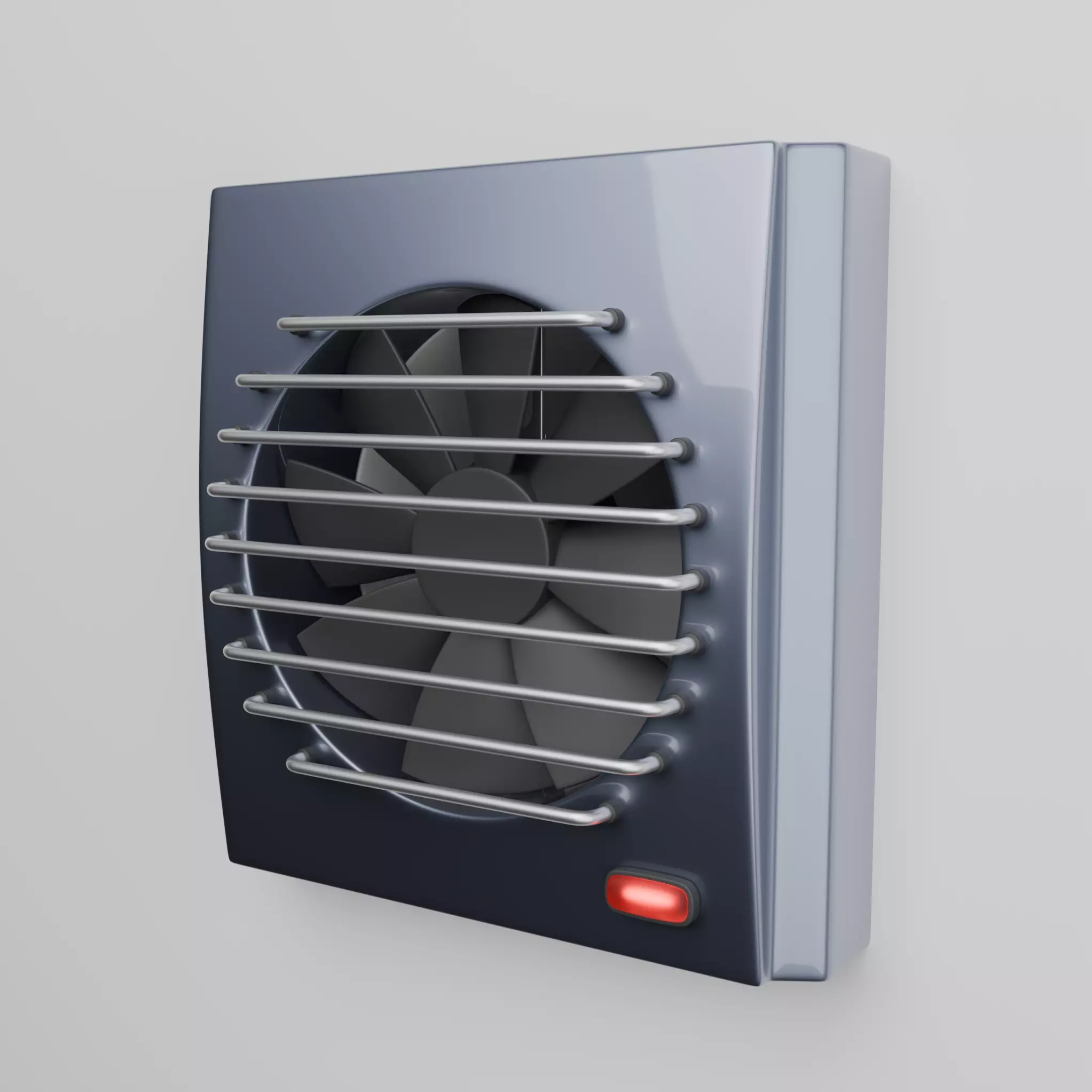 Stylized Box Fan Low-poly 3D model_0