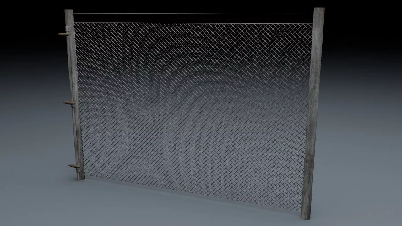 Electric Fence v1 3D model
