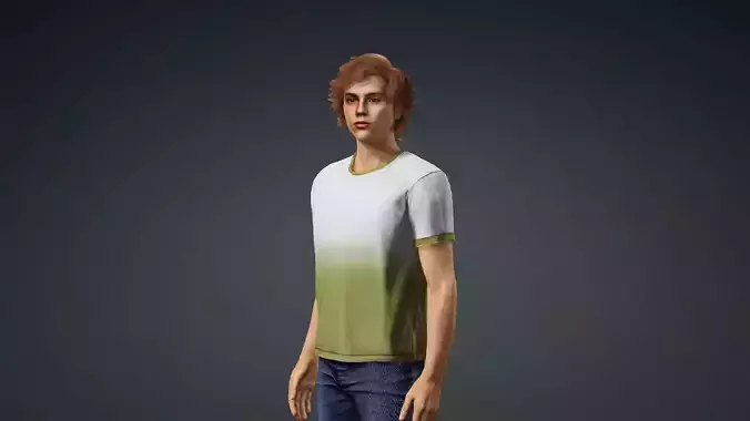 Teenage Boy 3D Character