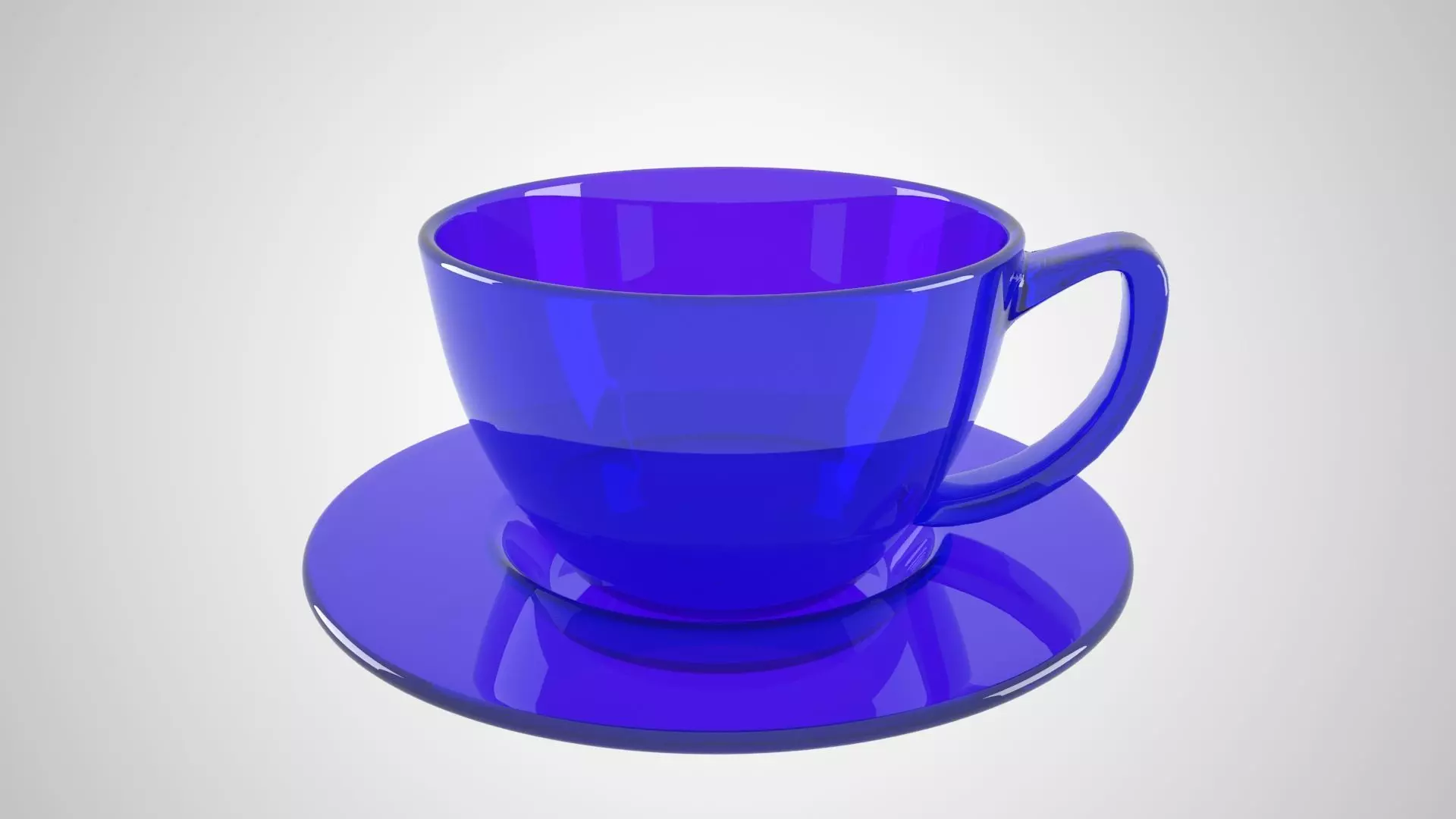 Bundle of 74 most used colors based Coffee Tea Cups with Saucer 3D Model Collection_95