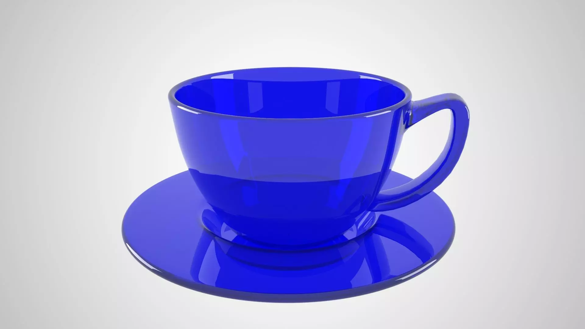 Bundle of 74 most used colors based Coffee Tea Cups with Saucer 3D Model Collection_88