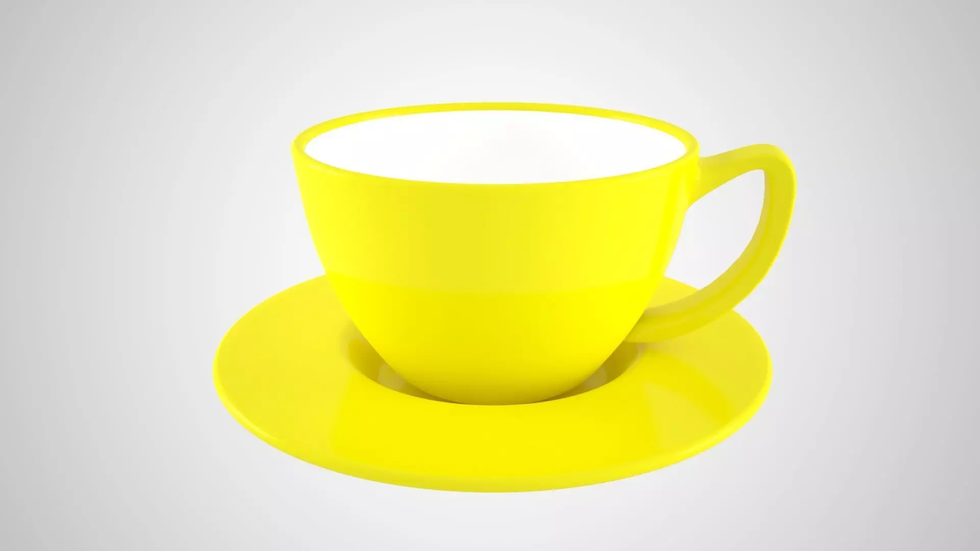 Bundle of 74 most used colors based Coffee Tea Cups with Saucer 3D Model Collection_68