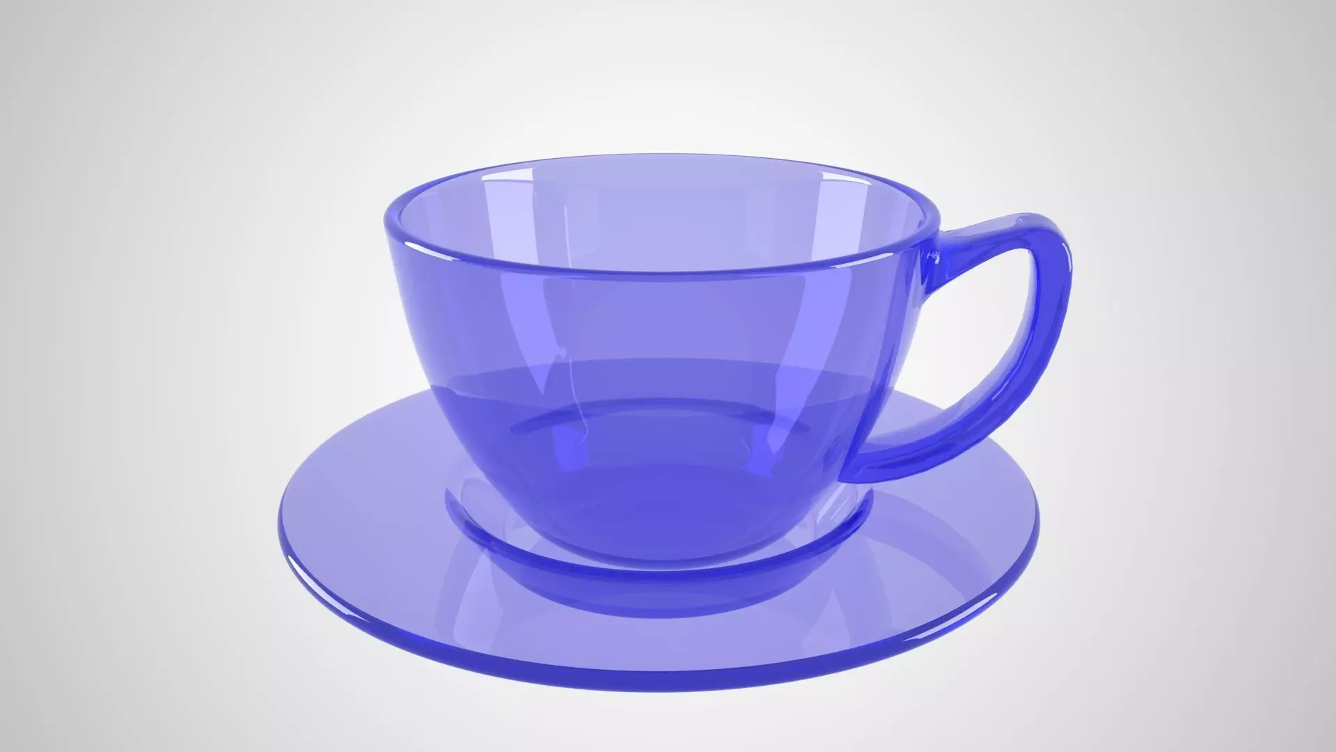 Bundle of 74 most used colors based Coffee Tea Cups with Saucer 3D Model Collection_89
