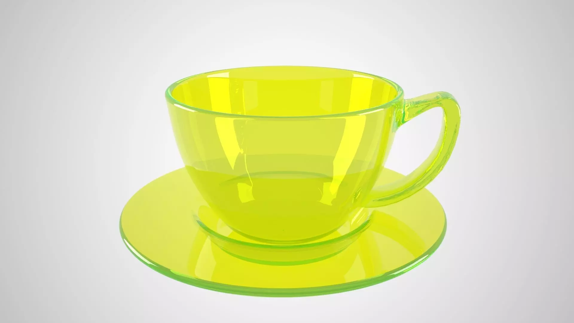 Bundle of 74 most used colors based Coffee Tea Cups with Saucer 3D Model Collection_93
