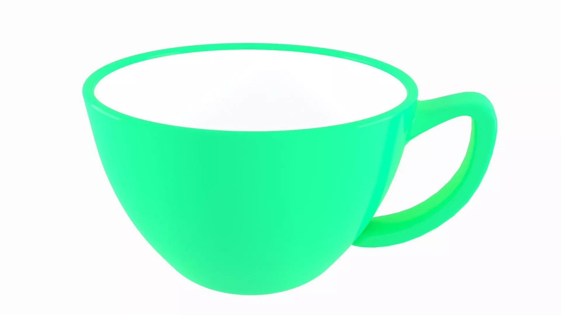 Bundle of 74 most used colors based Coffee Tea Cups with Saucer 3D Model Collection_105