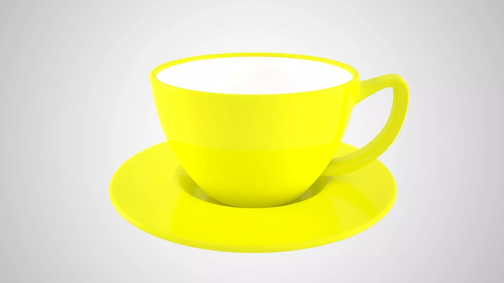 Bundle of 74 most used colors based Coffee Tea Cups with Saucer 3D Model Collection_30