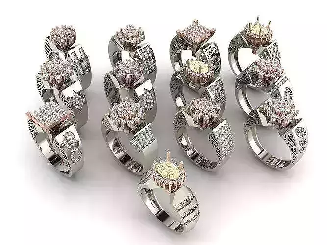 Solitaire Ring Collection 