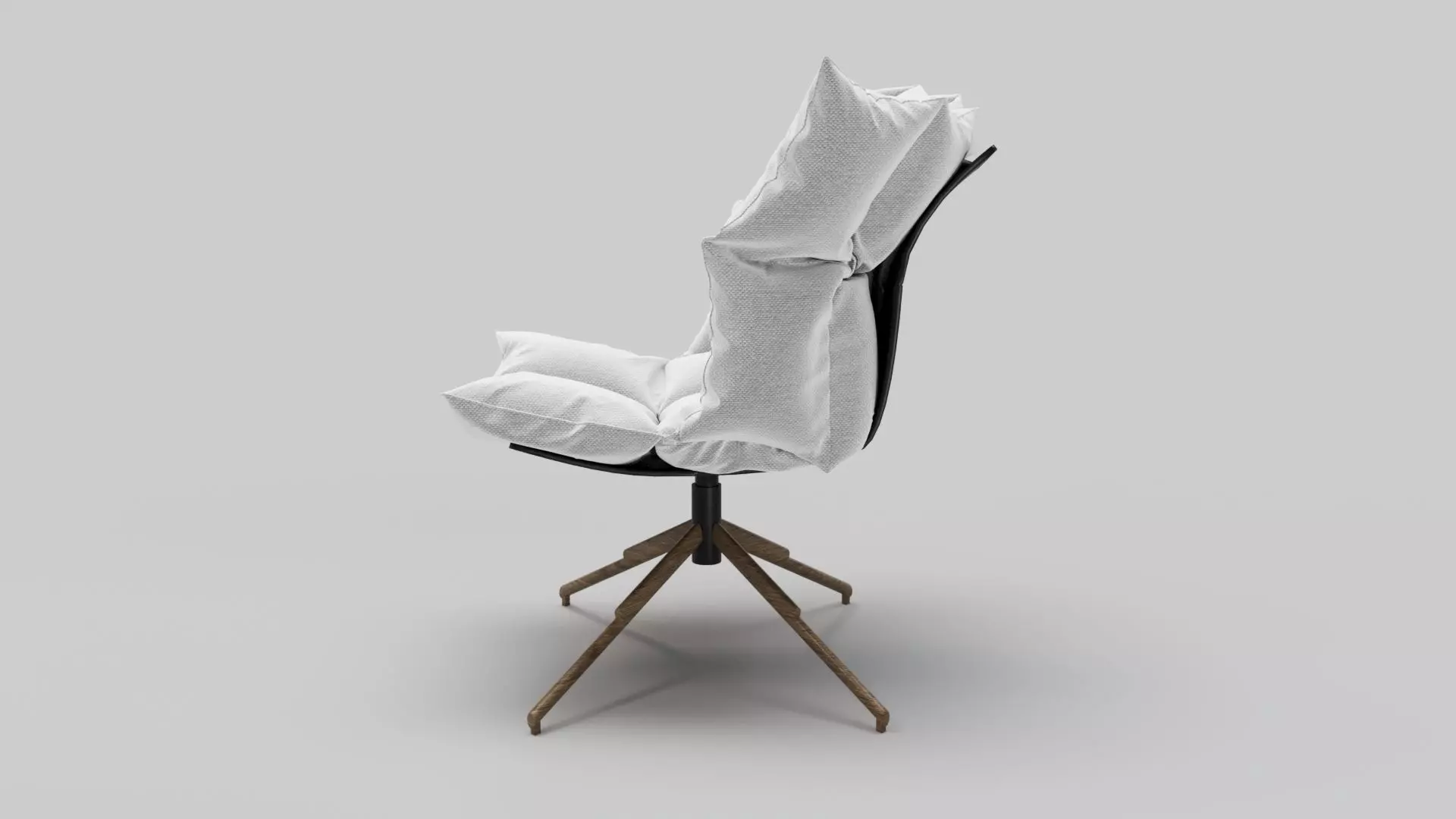 Armchair Modern 3D model_5