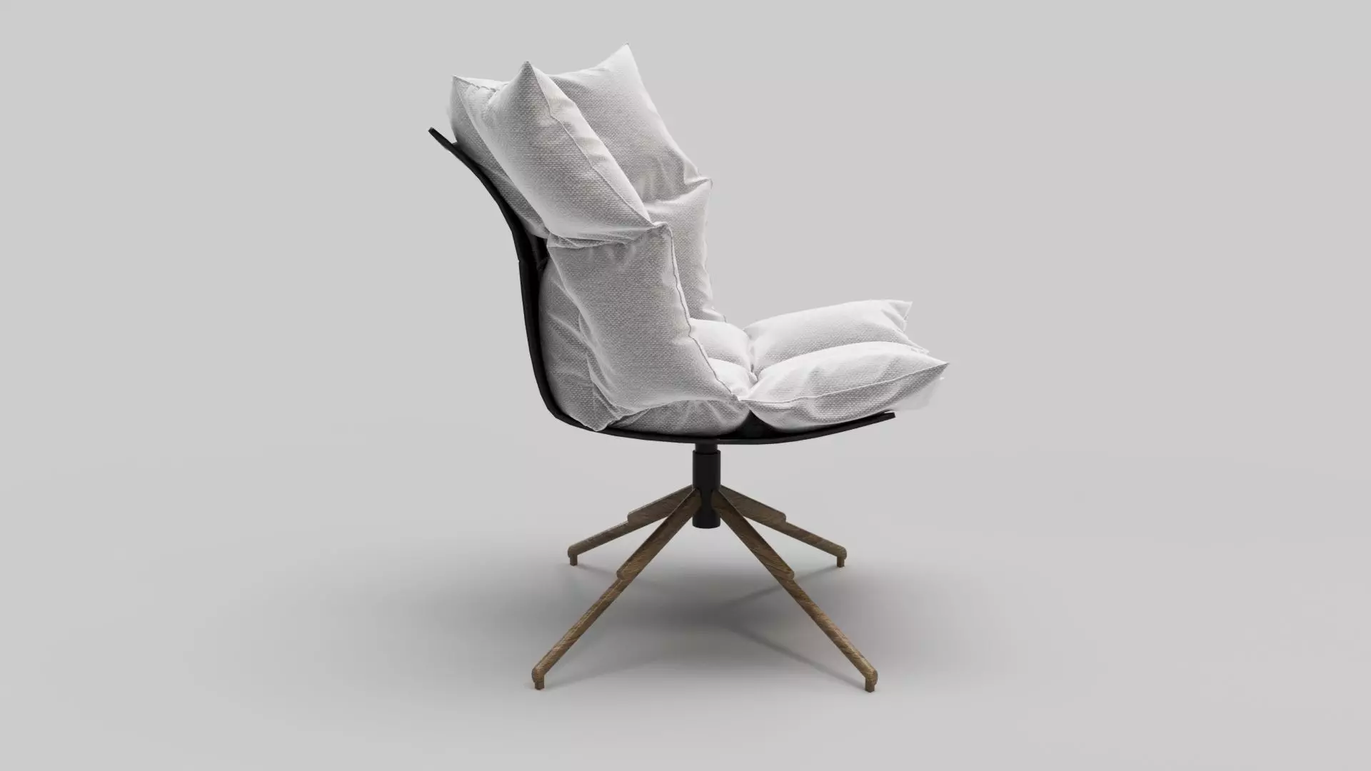 Armchair Modern 3D model_13