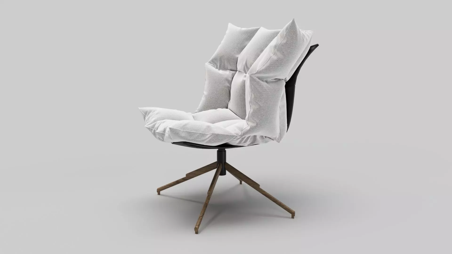 Armchair Modern 3D model_4
