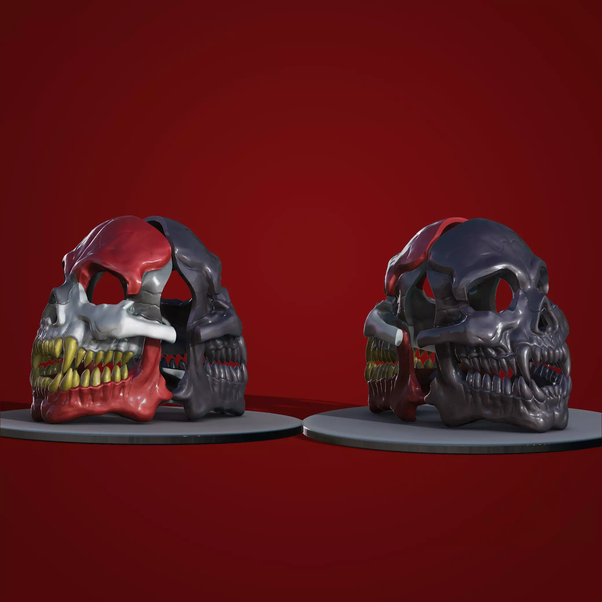 Skull mask-01 3D print model