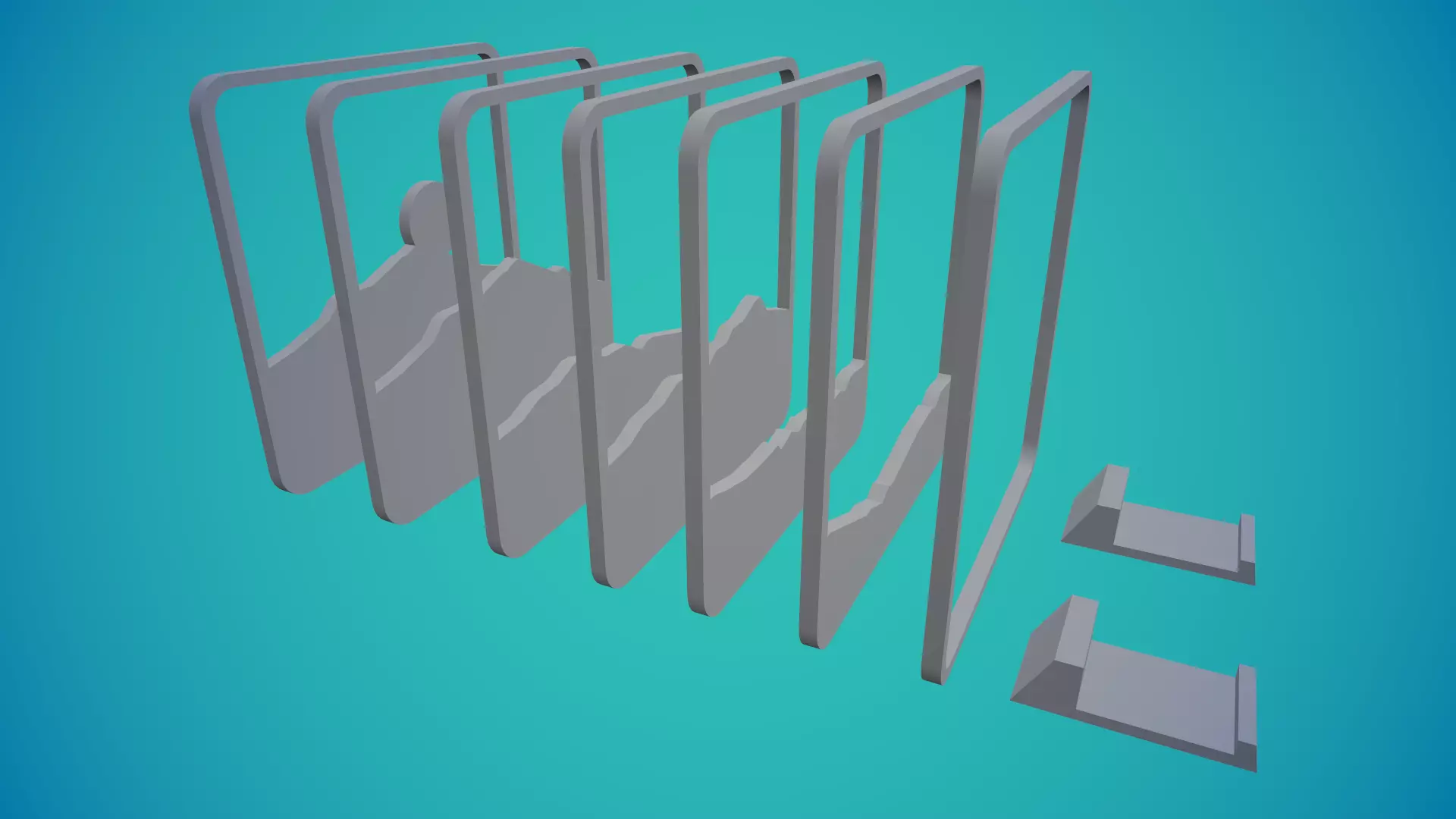 Sunset Tablestop Figure 3D print model_9