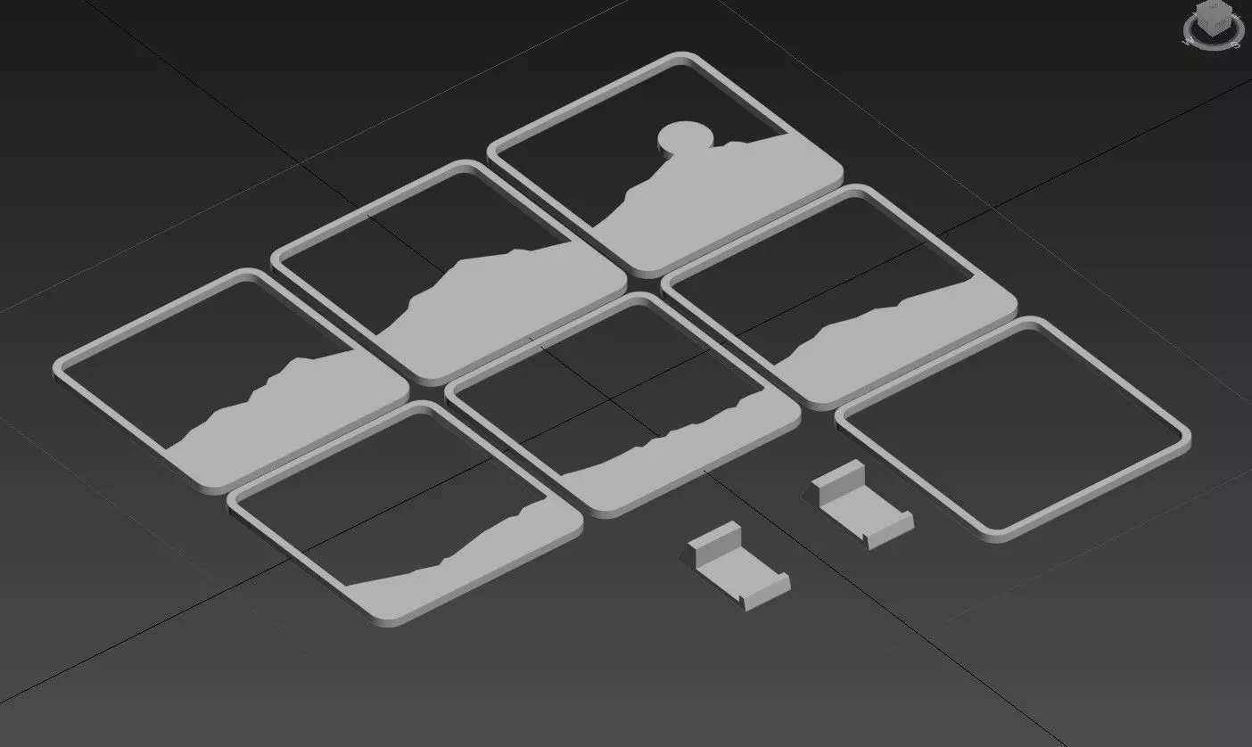 Sunset Tablestop Figure 3D print model_10