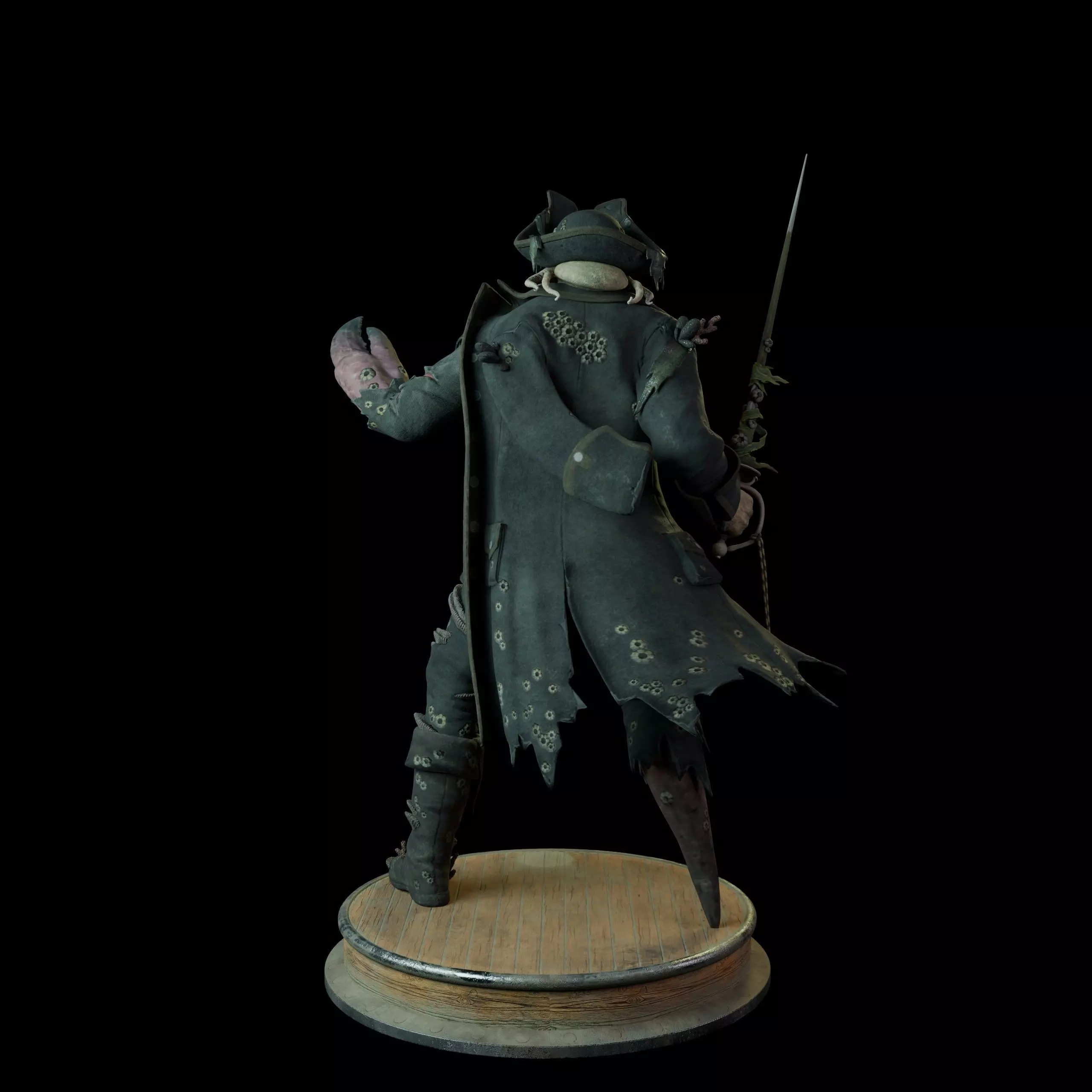 Davy Jones 3D print model_6