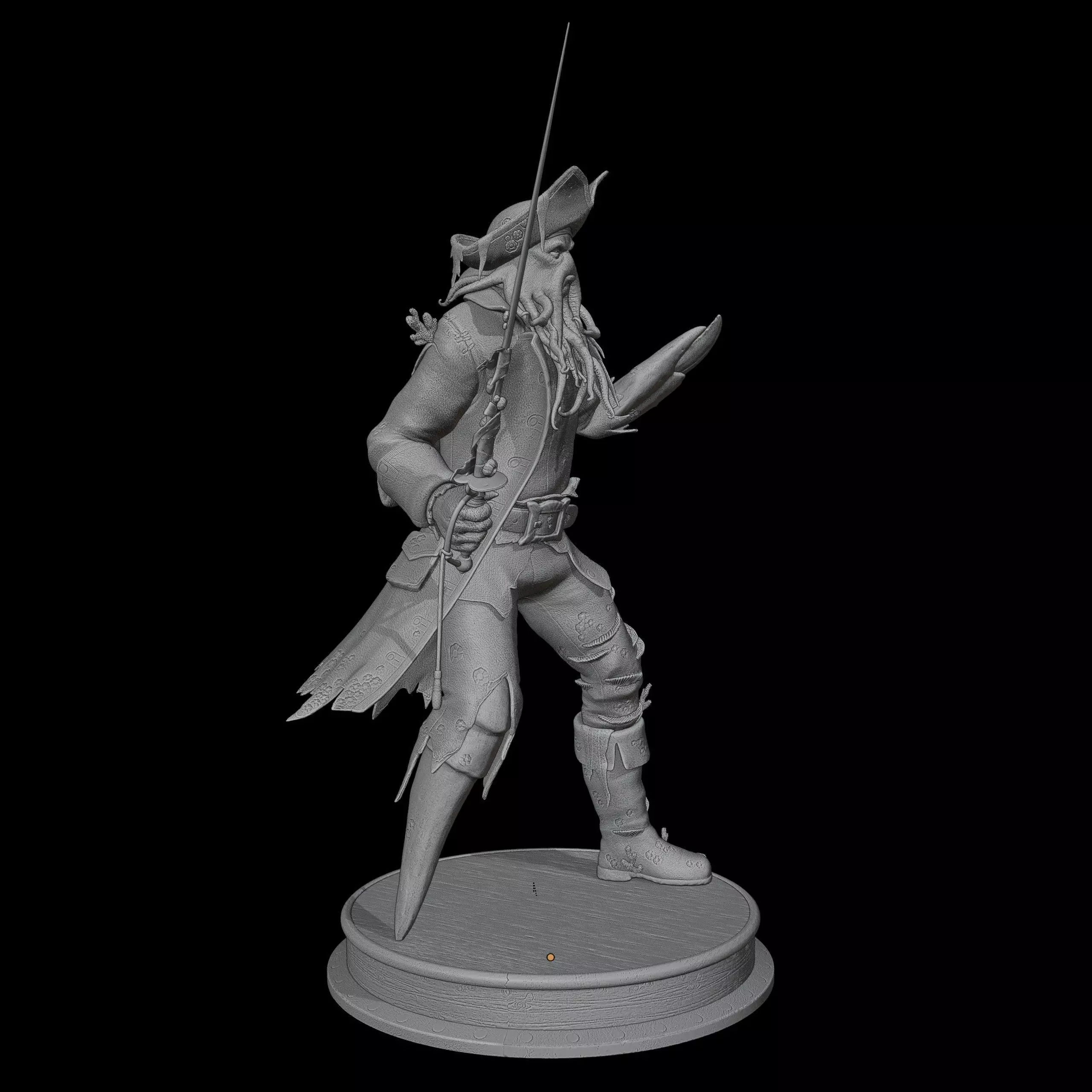 Davy Jones 3D print model_11