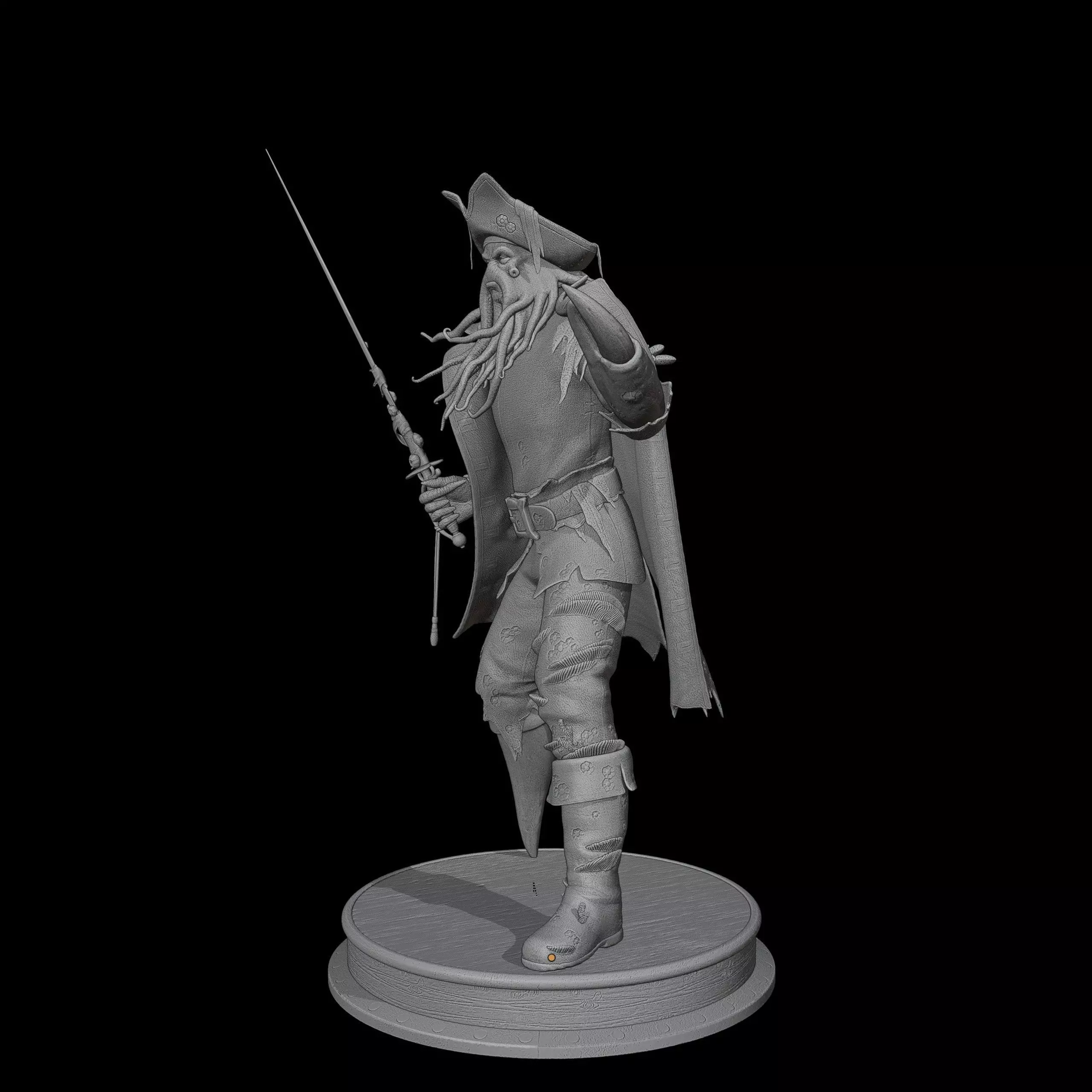 Davy Jones 3D print model_3