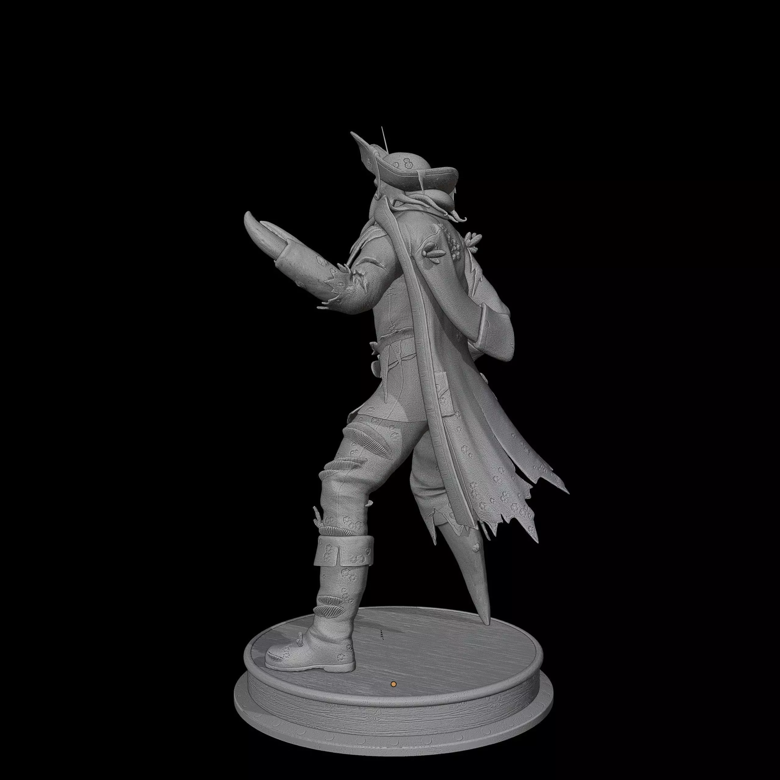 Davy Jones 3D print model_5