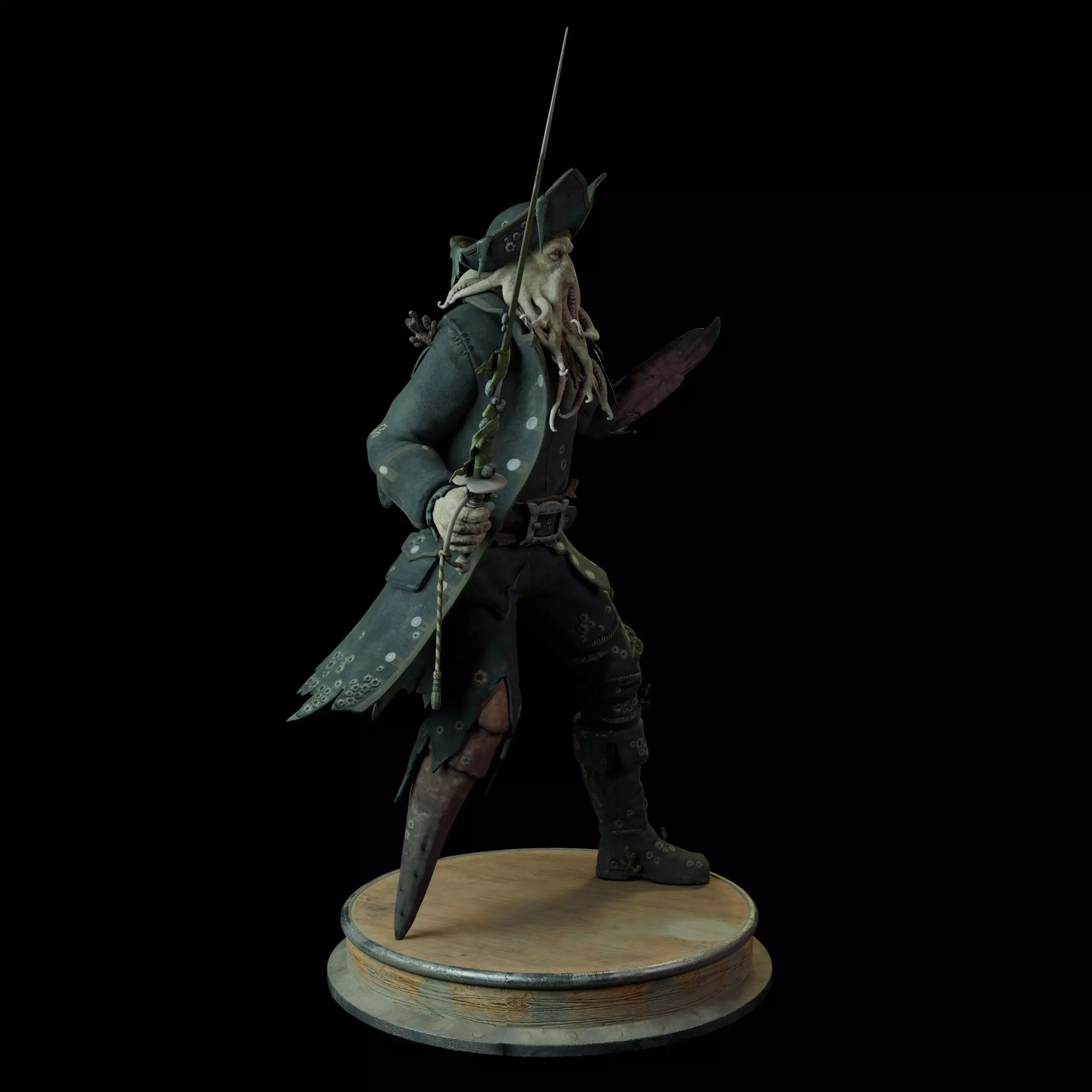 Davy Jones 3D print model_10