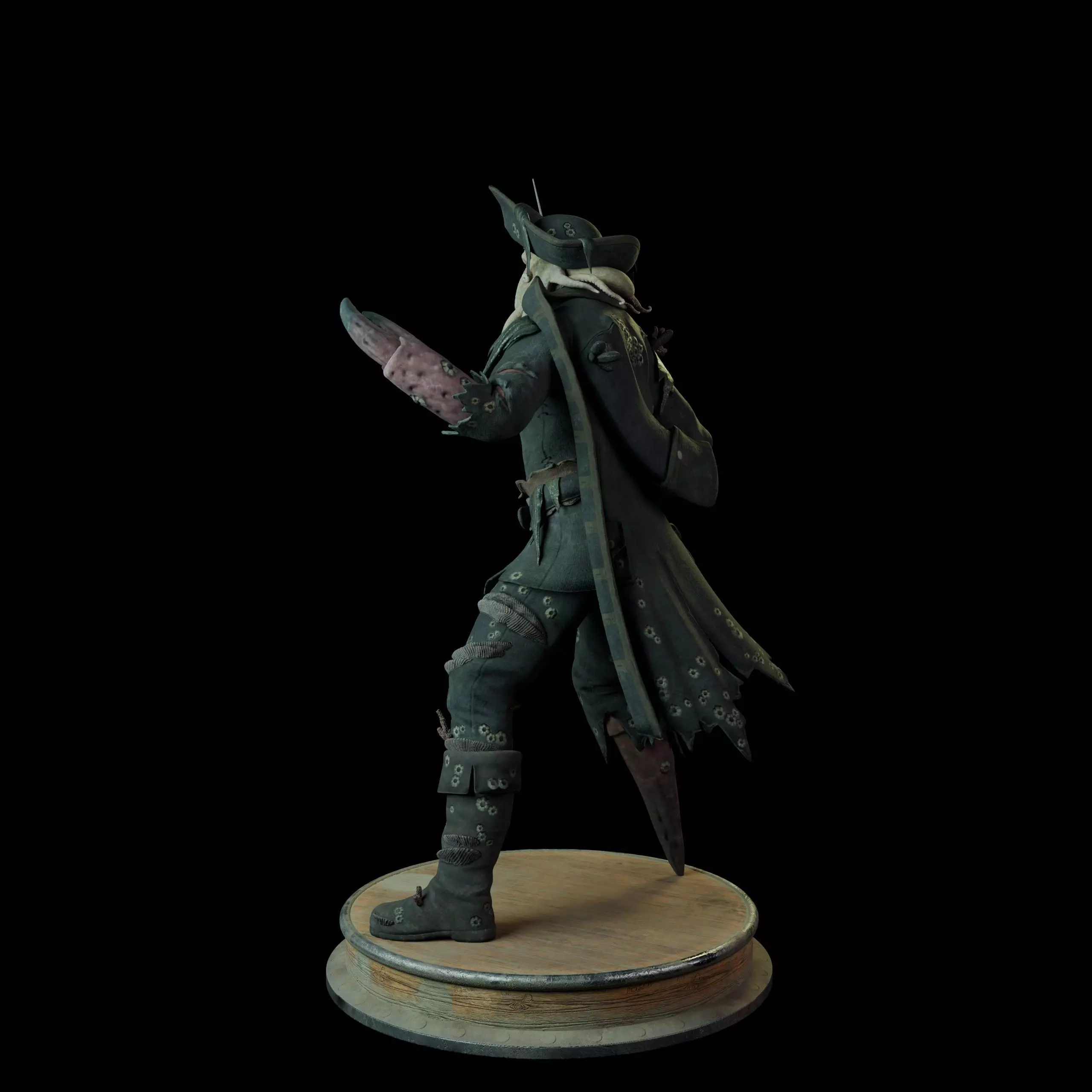 Davy Jones 3D print model_4